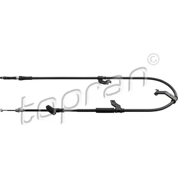 Lanko parkovací brzdy TOPRAN Tažné lanko, parkovací brzda 821 039