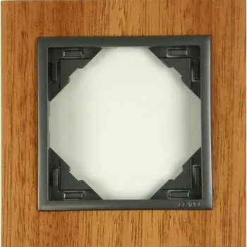 ELKO EP 90910 TMS - mahagon / šedá TMS - mahagon / šedá 1 rámeček, ARBORE (dřevo)