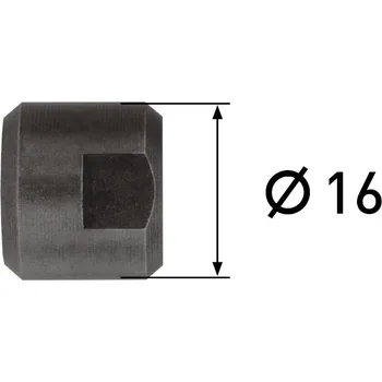 Vrták Karnasch 201787030 | Vodící kolík pro kuželový záhlubník 90° 201786045 průměr 16 mm
