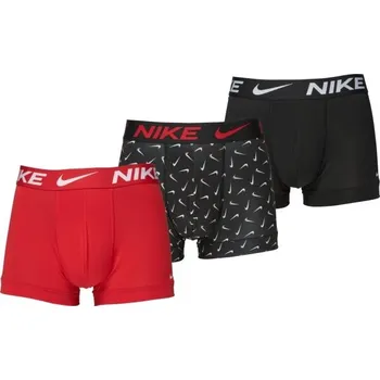 Boxerky Pánské boxerky Nike DRI-FIT ESSENTIAL XL Černá, Červená, Bílá