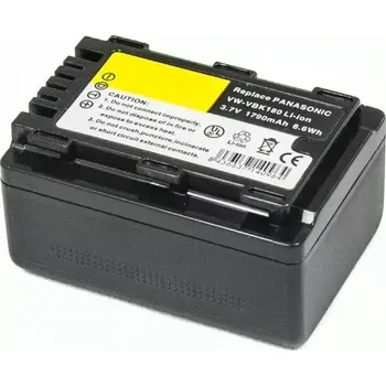 TopTechnology Panasonic VW-VBK180 1790mAh Li-Ion 3,7V, baterie do videokamer, nahrazuje originál