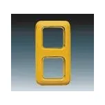 ABB 1725-0-0936 Y Rámeček dvojnásobný, pro vodorovnou i svislou montáž , žlutá