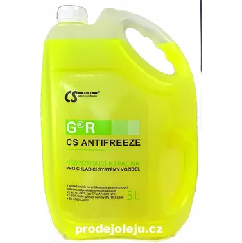 Nemrznoucí směs do chladiče CS ANTIFREEZE G R - 5L