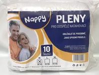 NAPPY Pleny pro dospělé natahovací M bílé 10 ks