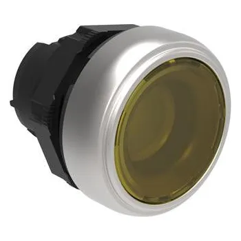 RC model auta LOVATO Electric LPCQL105 Plastová hlavice prosvětlená stiskem zapni-stiskem vypni žlutá lícující