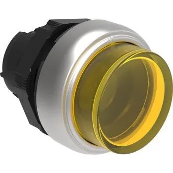 RC model auta LOVATO Electric LPCQL205 Plastová hlavice prosvětlená stiskem zapni-stiskem vypni žlutá vystouplá