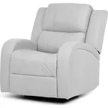 Autronic TV a relaxační křeslo, manuální polohování, potah stříbrná látka v dekoru kůže TV-4089 SIL