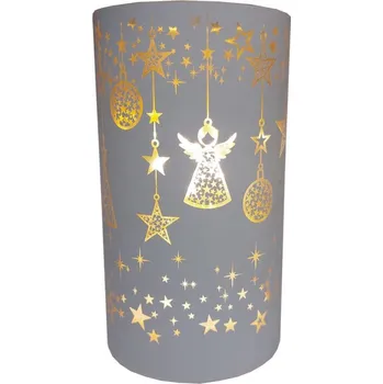 Vánoční svícen Svícen skleněný svítící LED ozdoby 9305402B