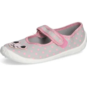 RAWEKS Dětské papuče textilní DOROTKA D22 růžové růžová 35