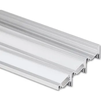 LED páska McLED profil hliníkový rohový RN 19x15mm + mléčný difuzor 2m (ML-761.092.02.2)