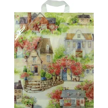 Taška igelitová 40 x 46cm KVETOUCÍ ZAHRADY