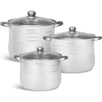 Hrnec Alum Sada hrnců z nerezové oceli 6 ks L