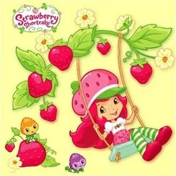 omalovánky Strawberry Shortcake - omalovánky čtverec s háčkem na zavěšení