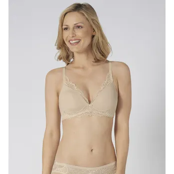 Podprsenka Polovyztužená podprsenka Amourette Charm P tělová - TRIUMPH CREAMY DREAM 85C