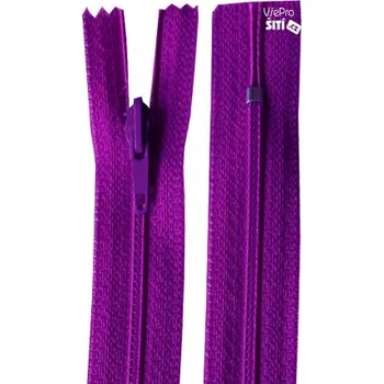 Zip zip spirála TMAVĚ FIALOVÝ No3 3915XX - Tm.fialová, 14cm