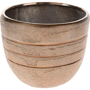 Výtvarná sada Keramický květináč - měděný 15,5 cm