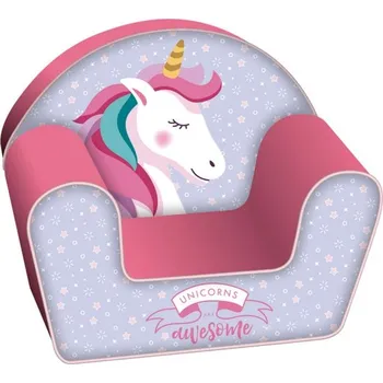 dětské křeslo ZASKA Pěnové křeslo do dětského pokoje UNICORN, ZK50779