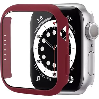 Chytré hodinky JP Watch case, Apple Watch 7 / 8 / 9, 41 mm, vínový