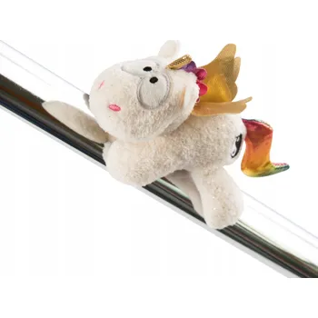 plyšák Nici magnet Jednorožec Yang 8 x 12 cm plyš/polyester