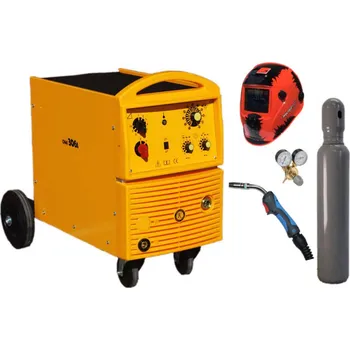 Svářečka Omicron OMI 306i 4-kladka + hořák + red. ventil + kukla + lahev, záruka 3+2 roky