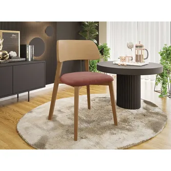 Jídelní židle Azunax, Potah: Magic Velvet 2258, Barva dřeva: přírodní MIRJAN 5903211334658