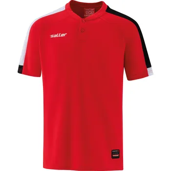 Saller SQUAD50 Polokošile BARVA: 170 červená-černá-bílá, Velikost: XS Lehká sportovní polo košile S.Dry-Tech