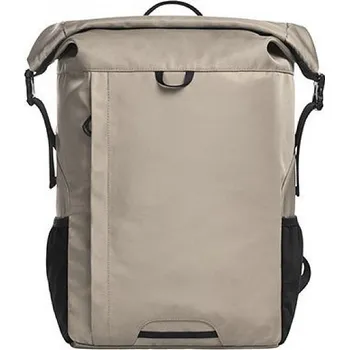 Městský batoh Halfar Batoh s rolovacím zapínáním a přední kapsičkou Barva: Béžová, Velikost: 31 x 40 x 15 cm HF9201