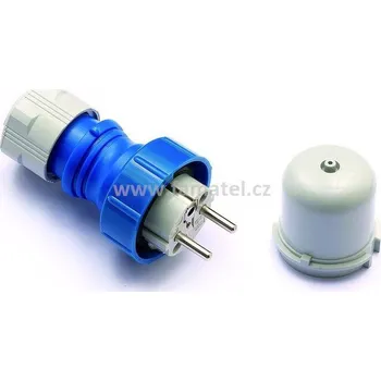 Elektrická vidlice Famatel 23960 Vidlice IP67/230V/16A - domovní, modro-šedá