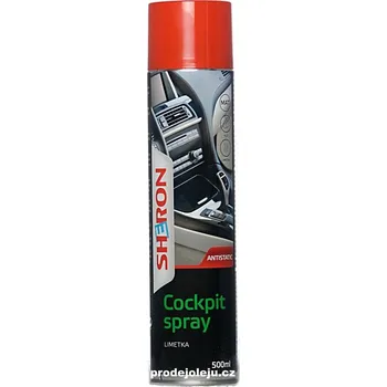 Čistič plastových dílů Sheron cockpit sprej Limetka - 600 ml