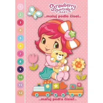 omalovánky Strawberry Shortcake Baby - Maluj podle čísel