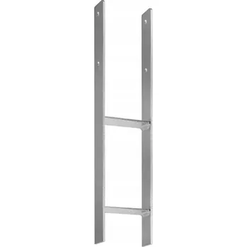 Stavební materiál Patka sloupu BKshop k zazdění, ocelová, pozinkovaná, 121 x 600 mm, typ H