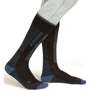 Dámské ponožky Dámské merino lyžařské ponožky ICEBREAKER Wmns Ski+ Light OTC, Black/Dawn/Graphite velikost: 38-40 (M)