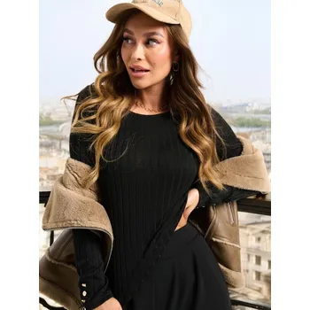 Dámská halenka Sinsay - Halenka s dlouhými rukávy - černá - 3893Z-99X - 3893Z-99X-XXS-1