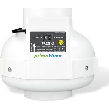 Domácí ventilátor PrimaKlima Prima Klima ventilátor PK125-2 125 mm - 220/420 m3/h, 2-rychlostní