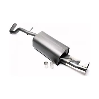 Tuning Sportovní tlumič výfuku 70x140mm Seat Leon (1M) - 1,4/1,6/1,8/1,8T/2,0/1,9TDi