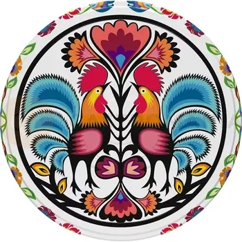 Servírovací stolek Víčko Ø 82/6 folk - 10 ks | BROWIN, 136951