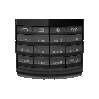 Náhradní klávesnice pro mobilní telefon Klávesnice Nokia X3-02, Barva růžová