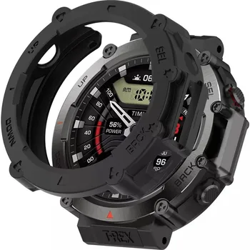 Příslušenství k chytrým hodinkám Silikonový rámeček pro Amazfit T-Rex Ultra - Černý