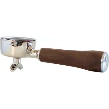 Filtr do kávovaru Ascaso Home páka s dvouvýpustí (2 cup portafilter), walnut