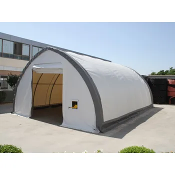 Zahradní stavba Plachtová Hala 6,1×12,8×3,66m + Rolovací Vrata