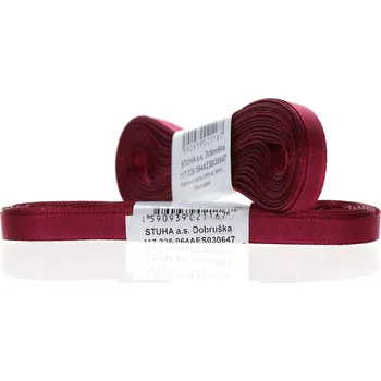 Stuha Stuha a.s. Dobruška Tmavý Cyklámen 6 mm / svazek