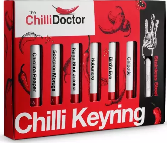 6 nejoblíbenějších chilli prášků + klíčenka