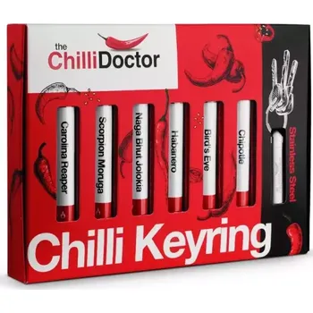 6 nejoblíbenějších chilli prášků + klíčenka