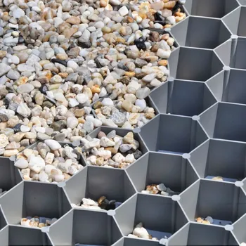 Štěrková rohož, výška 30 mm, šedá - 1200 x 1600 mm