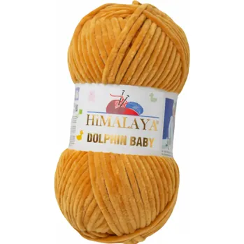 Příze Příze Dolphin Baby 80330 – Hořčicová