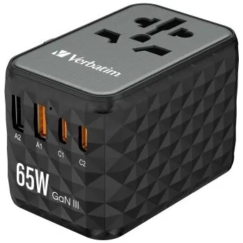 VERBATIM UTA-05 GaN III Universal Travel Adapter 65W
