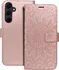 Pouzdro na mobilní telefon Forcell Mezzo Book pro Samsung A35 5G Rose Gold/Mandala