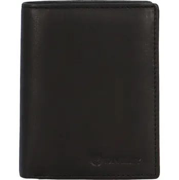 Peněženka Pánská kožená peněženka na výšku Diviley Burill, černá
