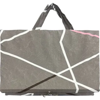 Zahradní lehátko Lehátko plážové Linie šedé 170x50 cm