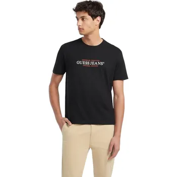 Dámské tričko GUESS GJ SS CN REG AMERICA M4YI42K8FQ4 JBLK L Velikost: XL